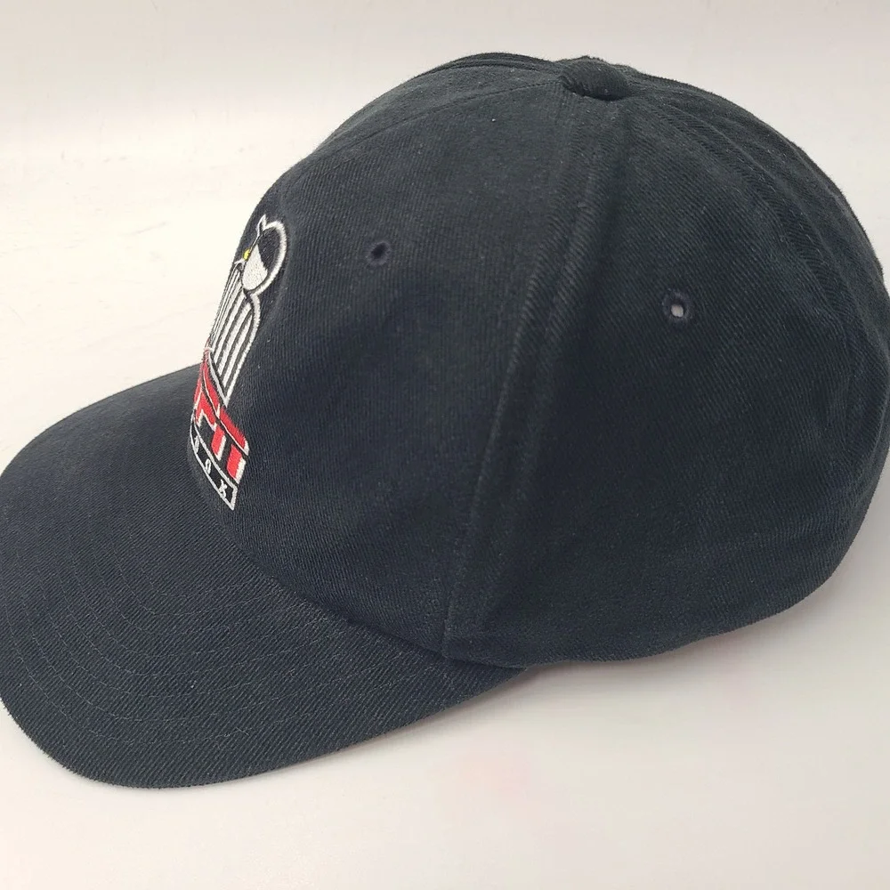 Vintage ESPN Skybox‎ Hat Strapback (Fits Small) Black Disney Cruise Line Cotton